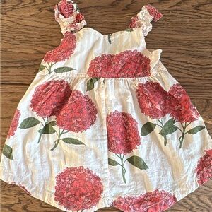 Pink Chicken Hydrangea Romper